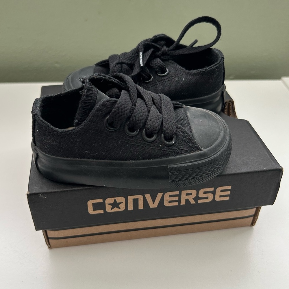 Converse Kids All-Black Sneakers